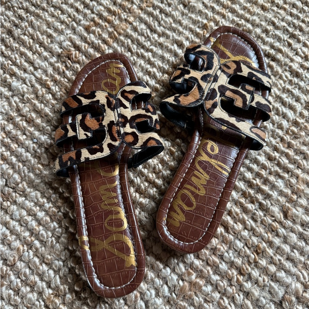 Sam Edelman Leopard Print Sandals